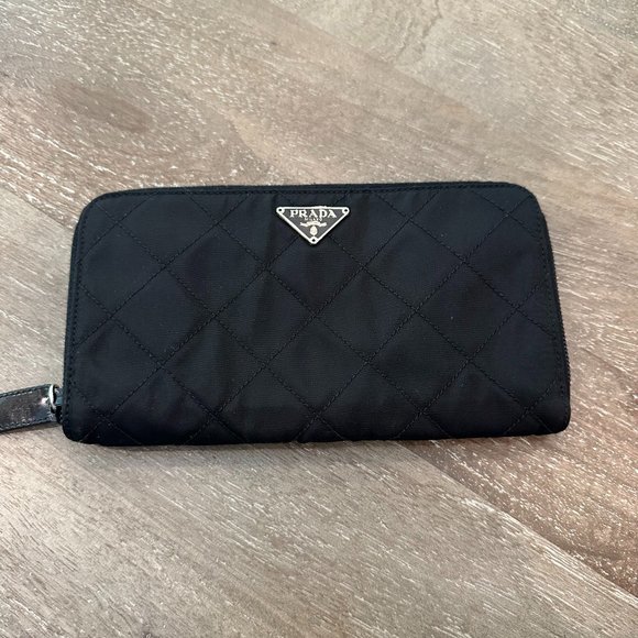 Prada Nylon Zip Around Wallet - Picture 1 of 6